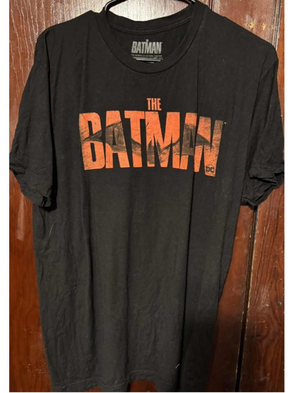 The Batman Movie T-Shirt Men Sz L Black DC Comics